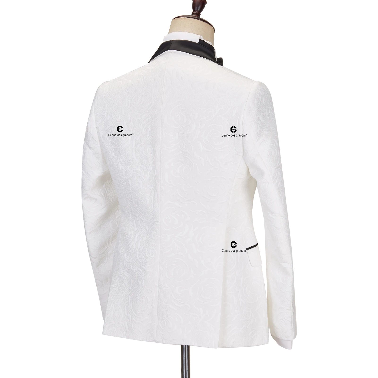Bosdan gulden 2023 elegantní obleků pro muži bělouš smoking bunda tílko kalhot s bowtie 4ks sada svatební šaty hlavní jídlo večírek