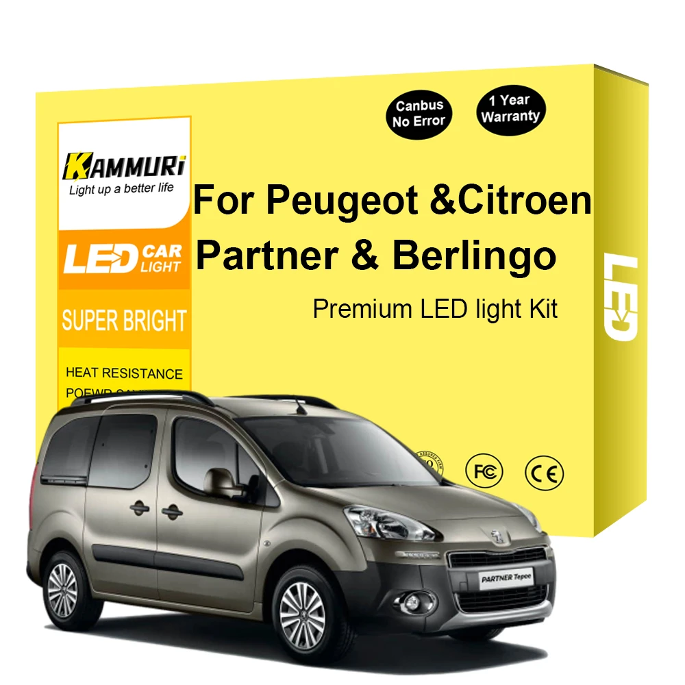 Ampoules LED PEUGEOT Partner II Van (04.2008 et +) - KIT LED H11 72W