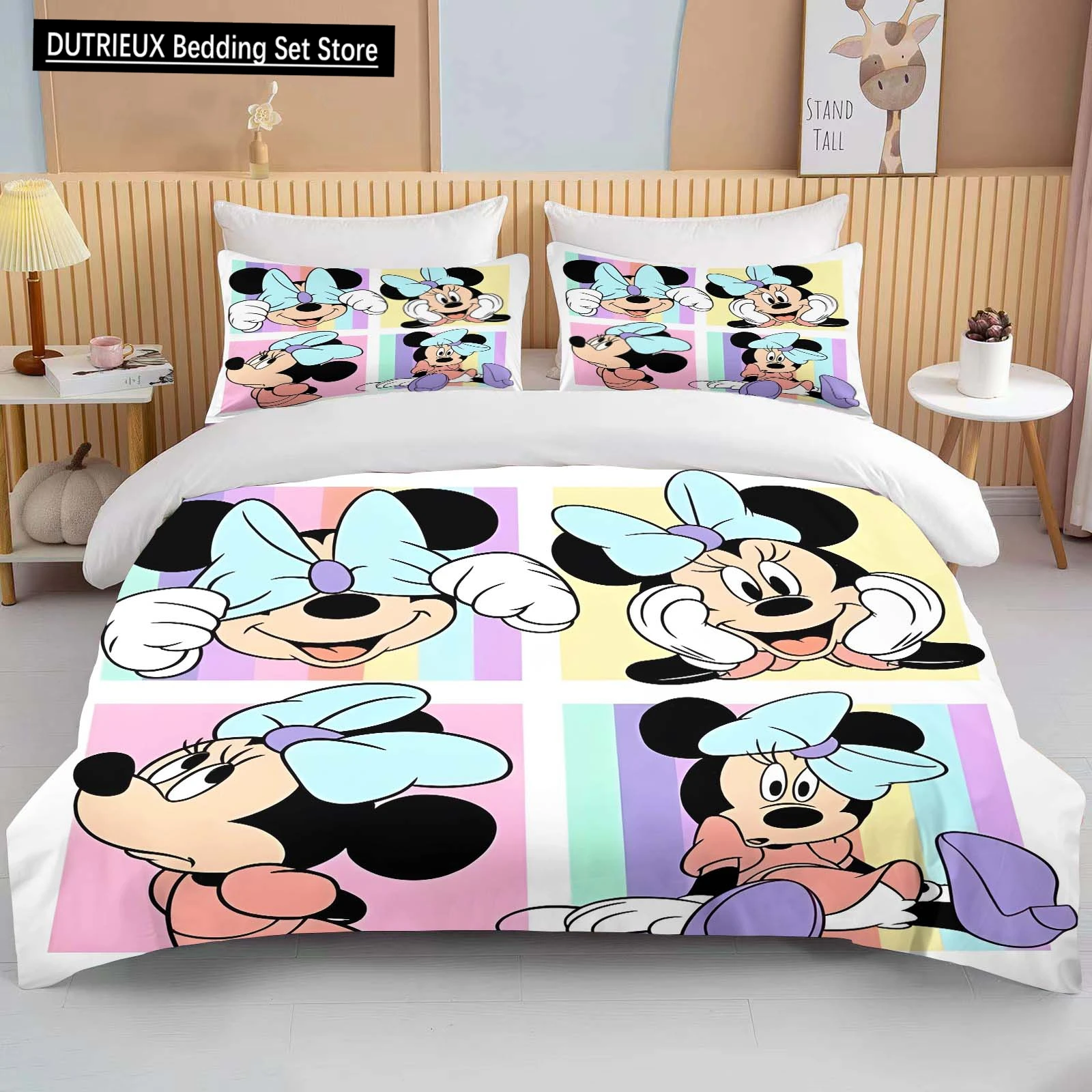 Disney Minnie Mouse Printed Bedding Set 4