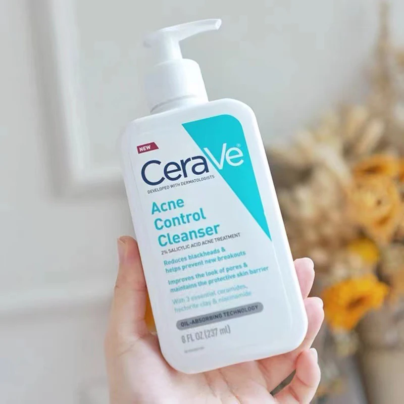 Cerave Acne Control Cleanser 2% Salicylic Acid Remove Acne Face ...