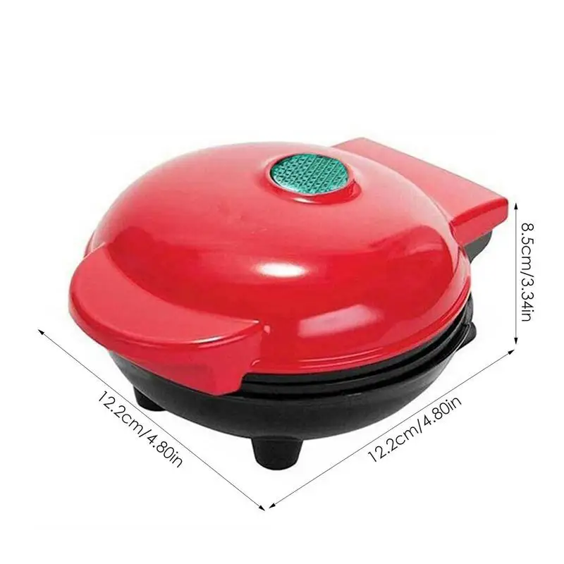 Electric Portable Home Mini Breakfast Machine Waffle Maker Non-Stick Sandwich Breakfast Maker Cooking Utensils For Cookies Cakes