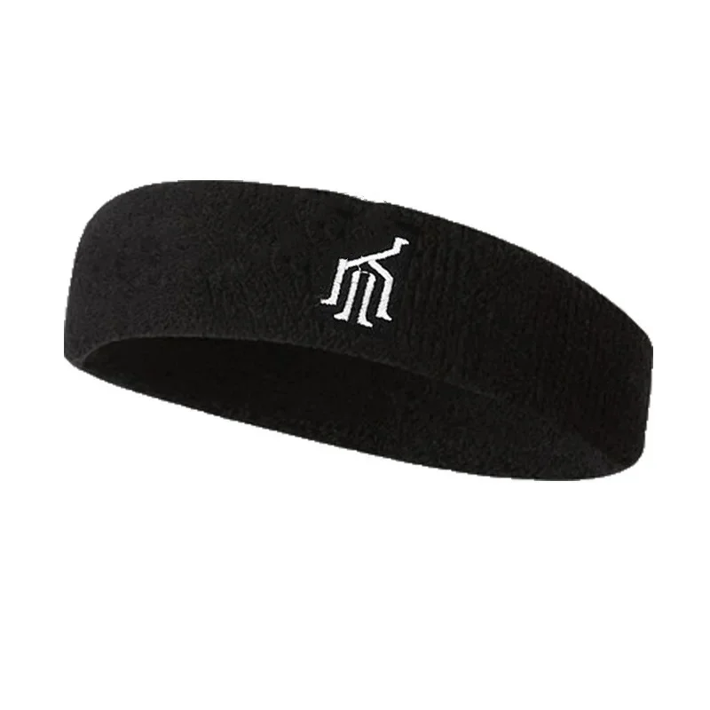 Algodão Athletic Headband para homens e mulheres, Sweatbands elásticos, Basquete Sports, Ginásio Fitness, Sweat Band, Voleibol, Tênis