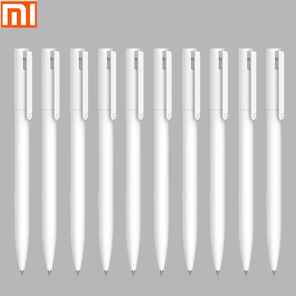 Original Xiaomi Pen Writing Smooth Light Mijia Press the core Replacement Refill Blue Red Black 0.5mm BUSINESS Roller Ball PEN stylus pen touch pen writing pen