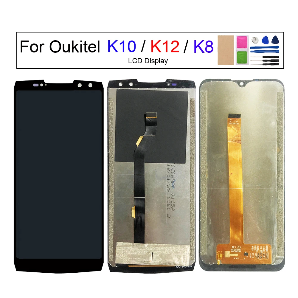 

Дигитайзер сенсорного экрана в сборе ЖК-дисплей для Oukitel K10, K12, K8
