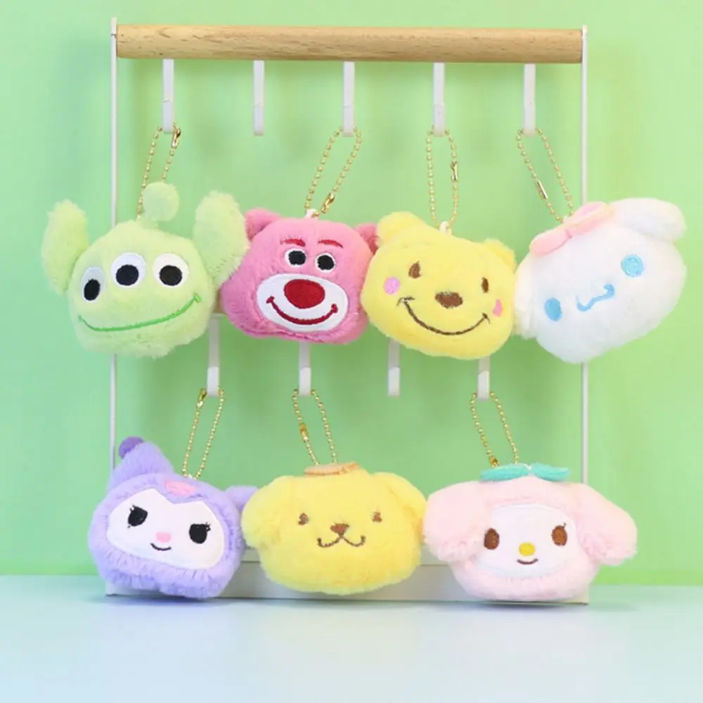 

Anime Sanrio Plush Pendant Hello Kitty My Melody Kuromi Cinnamoroll Girls Bag Clothes Box Plush Pendant Filler Collection Gifts