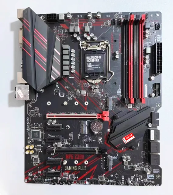 Carte mère ATX pour gelée MPG Z390 GAMING PLUS LGA 1151, avec Intel Z390  SATA 6 Gbumental - AliExpress