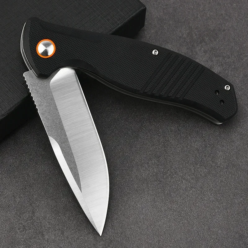 

HWZBBEN J120 D2 стальное лезвие G10 Ручка походные ножи для Самообороны выживания высококачественный складной карманный нож