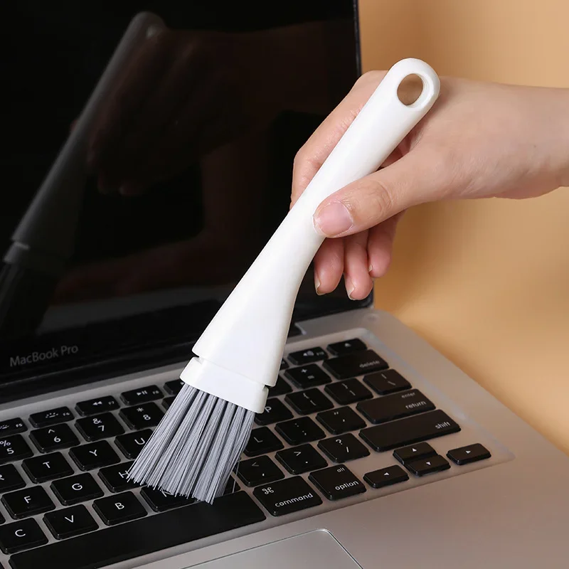 Window Groove Cleaning Brush Windows Slot Cleaner for Door Floor Gap Keyboard Brush+Dustpan 2 In 1 Household Cleanin