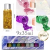 9 Pack Face Glitter Gel Mermaid Sequin Chunky Glitter Bar Makeup Lip Hair Eyeshadow Body Glitter Glue For Party Festival Makeup 3