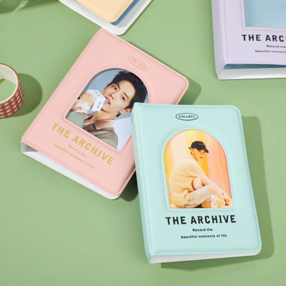 3 Inch Mini Photo Album for Fujifilm Instax Camera, Cute Cartoon Kpop Photocard Binder High Capacity Camera Photo Album