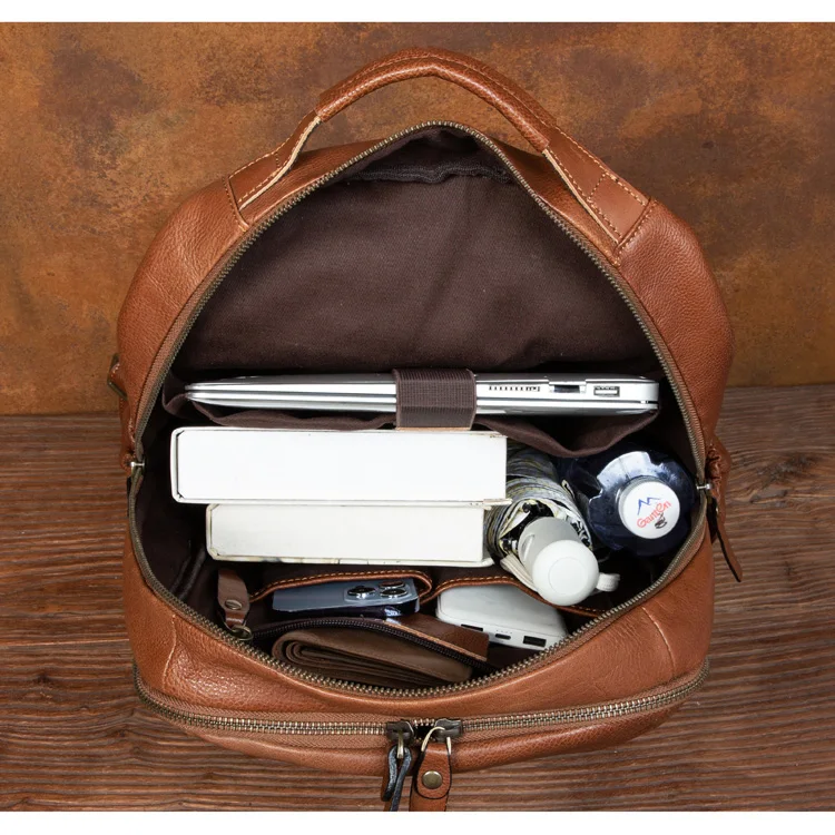 جلد المرأة في الهواء الطلق السفر على ظهره Vintage سعة كبيرة على ظهره حقيبة مدرسية للرجال على ظهره ل 15.6 بوصة حقيبة كمبيوتر محمول