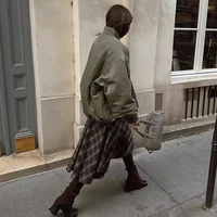 2025 new Skirts Women's Autumn Fashion British Youth Plaid Skirts Street Comfort Joker Students Travel Holiday Women's Skirt - Image 4