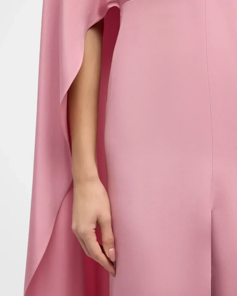 Luxury Chiffon Shawl Evening Dress Female High-End Light Banquet Temperament Ceremony Party Prom Gown فساتين سهرة 4