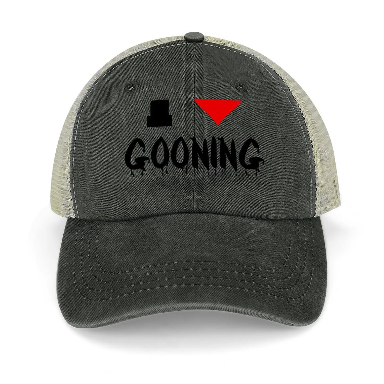 

I Heart Gooning Cowboy Hat Horse Hat Beach Luxury Cap fishing hat For Women Men's