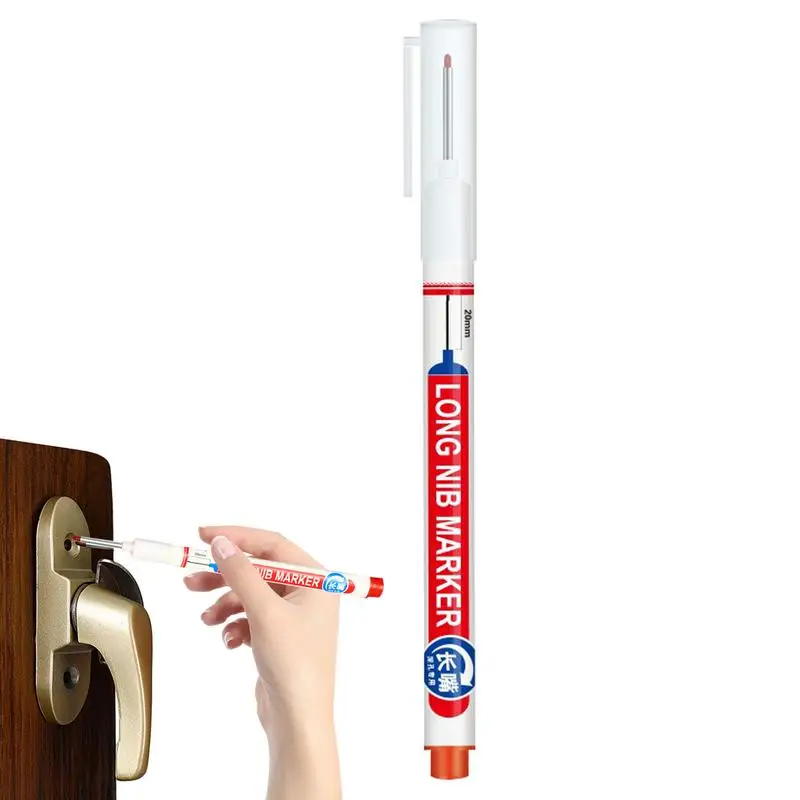 

Construction Pens Construction Paint Markers Machinist Tools Scale Design Metal Marking Pen Long Head Deep Hole Marker