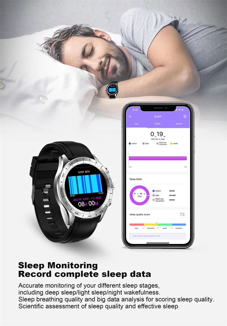 2022 New Fashion Smart Watch Men 1.32inch 360*360 HD Pixel Display Screen Sports Fitness Tracker Waterproof Mens Smartwatch+box