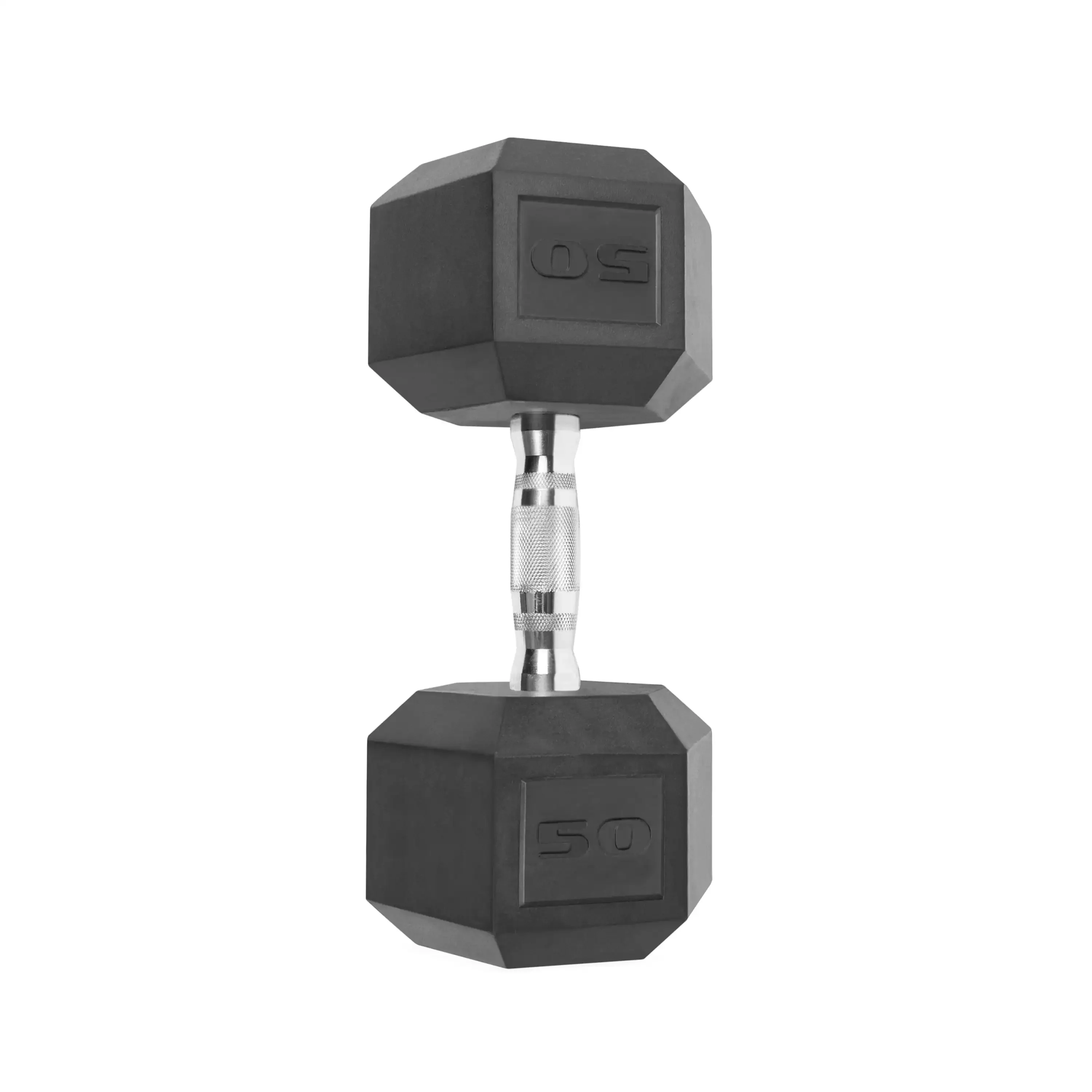 8lb Rubber Hex Dumbbells 3