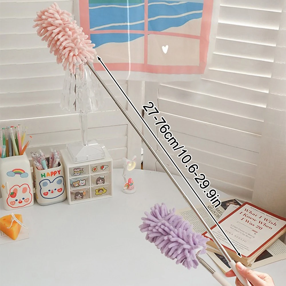 1PC Household Feather Duster Retractable Dust Removal Brush