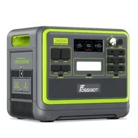 FOSSiBOT F2400 Station Électrique Portable 2048Wh 2400W LiFePO4, Recharge Rapide 1,5 h, Contrôle APP WiFi/Bluetooth, Générateur Solaire pour Camping et Maison 2