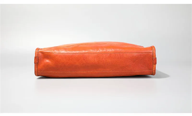 PNDME fashion vintage high quality genuine leather men's women's briefcase natural cowhide handbag laptop shoulder messenger bag