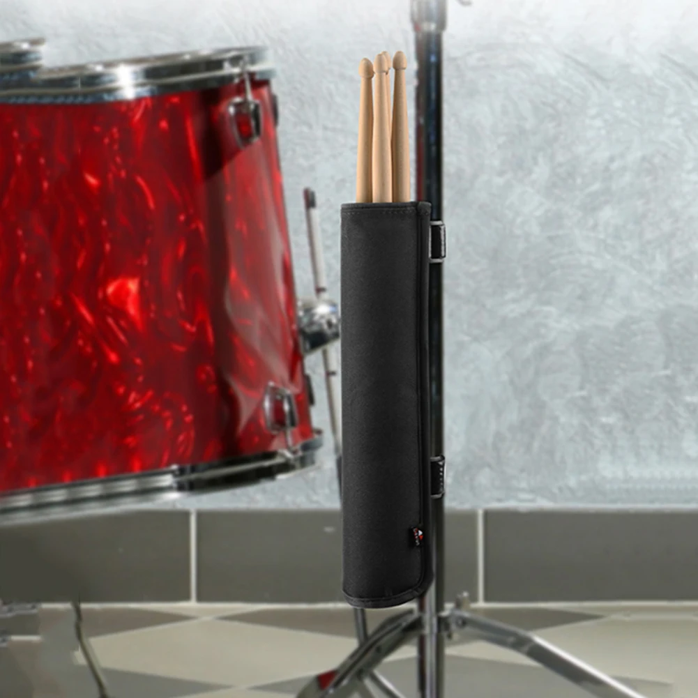 Drumstick Holder Nylon Drumstick Container Bag Drum Sticks Holder Bag for Drumsticks Mallets