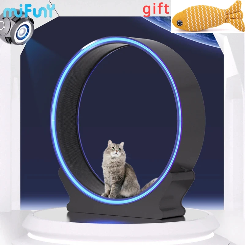 ABS Material Highend Cat Toys Running Formaldehyde Free Cat Fitness Silent Pet Rollers Cat