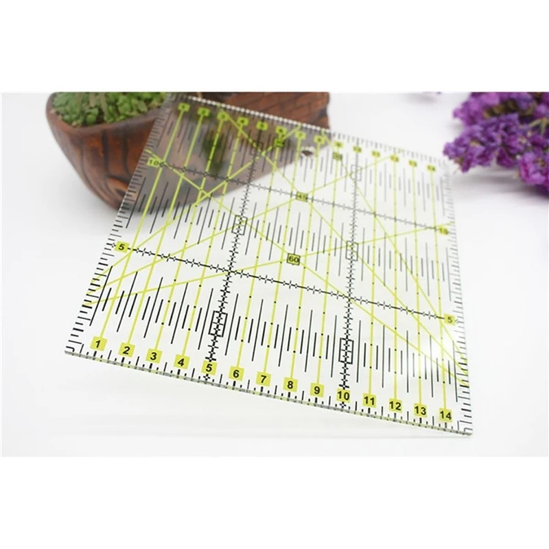 Measuring Stationary Patchwork Ruler Cutting Tool Tailor Craft