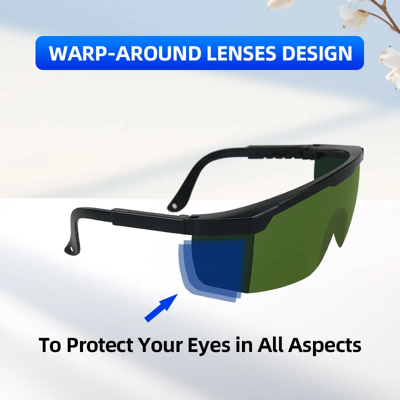 1PC Laser Protection Goggles 200nm-2000nm Laser Safety Glasses IPL-2 OD+4 Stylish Protective Glasses