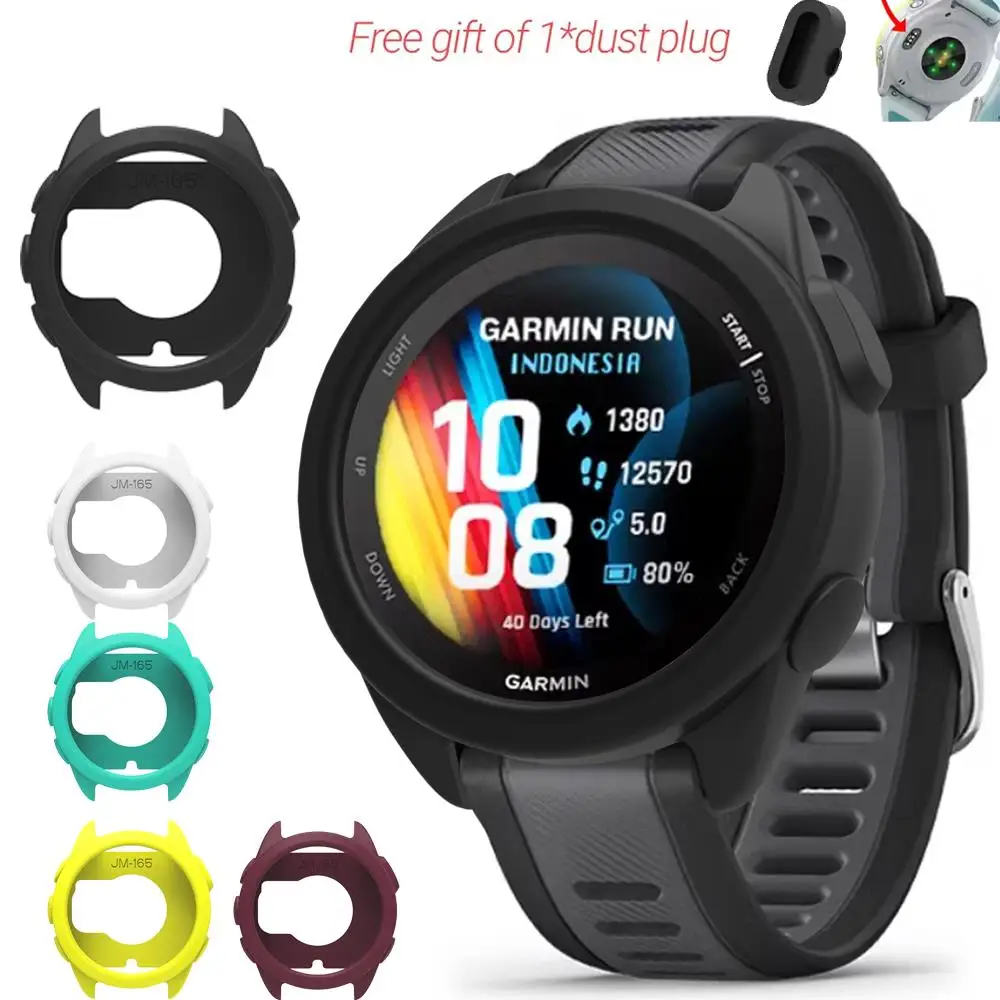 Soft Silicone Protective Watch Case and Screen Protector