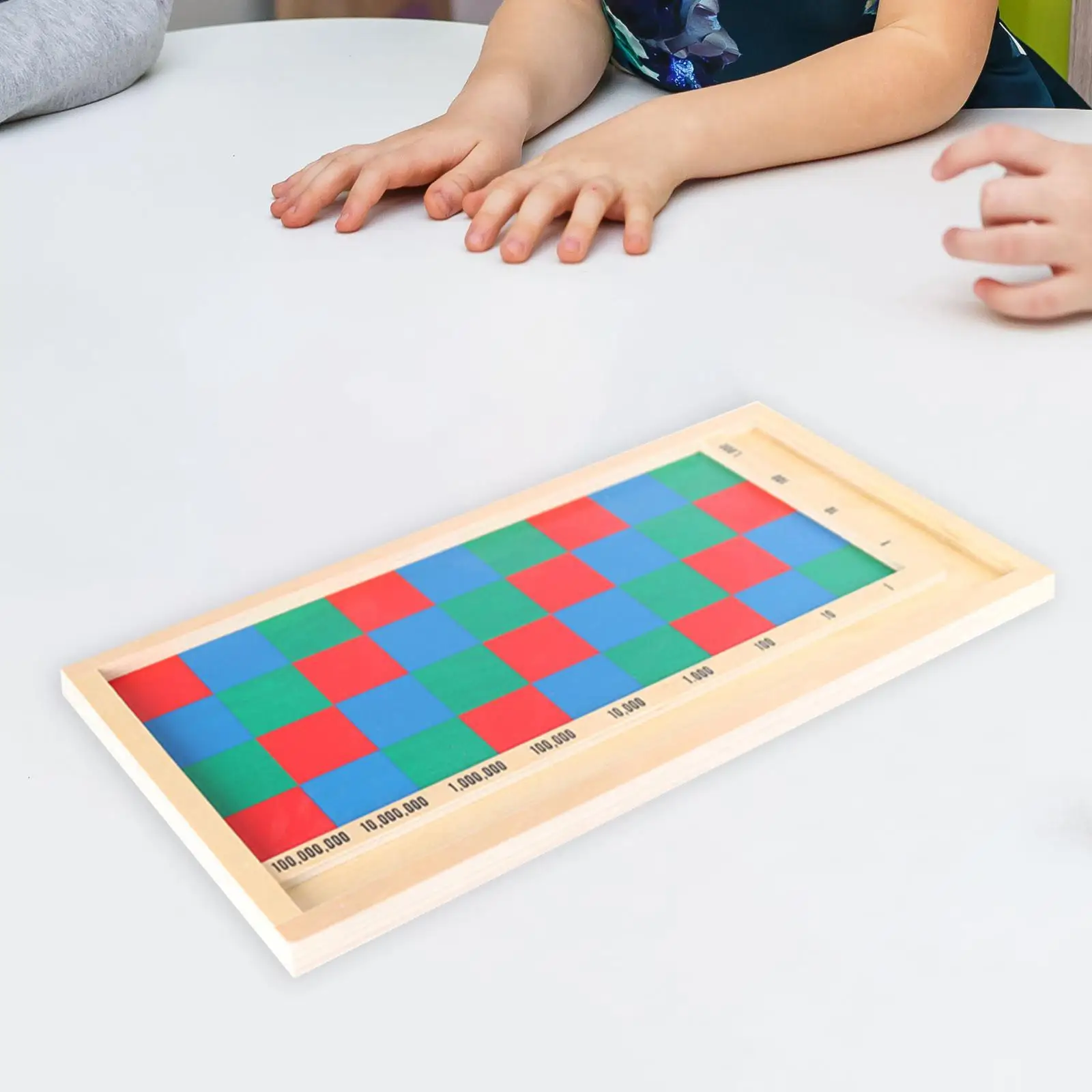 Mathematics Teaching Aids Hands on Ability Wood Mathematics Learning Toy for Travel Home Preschool Kindergarten Children