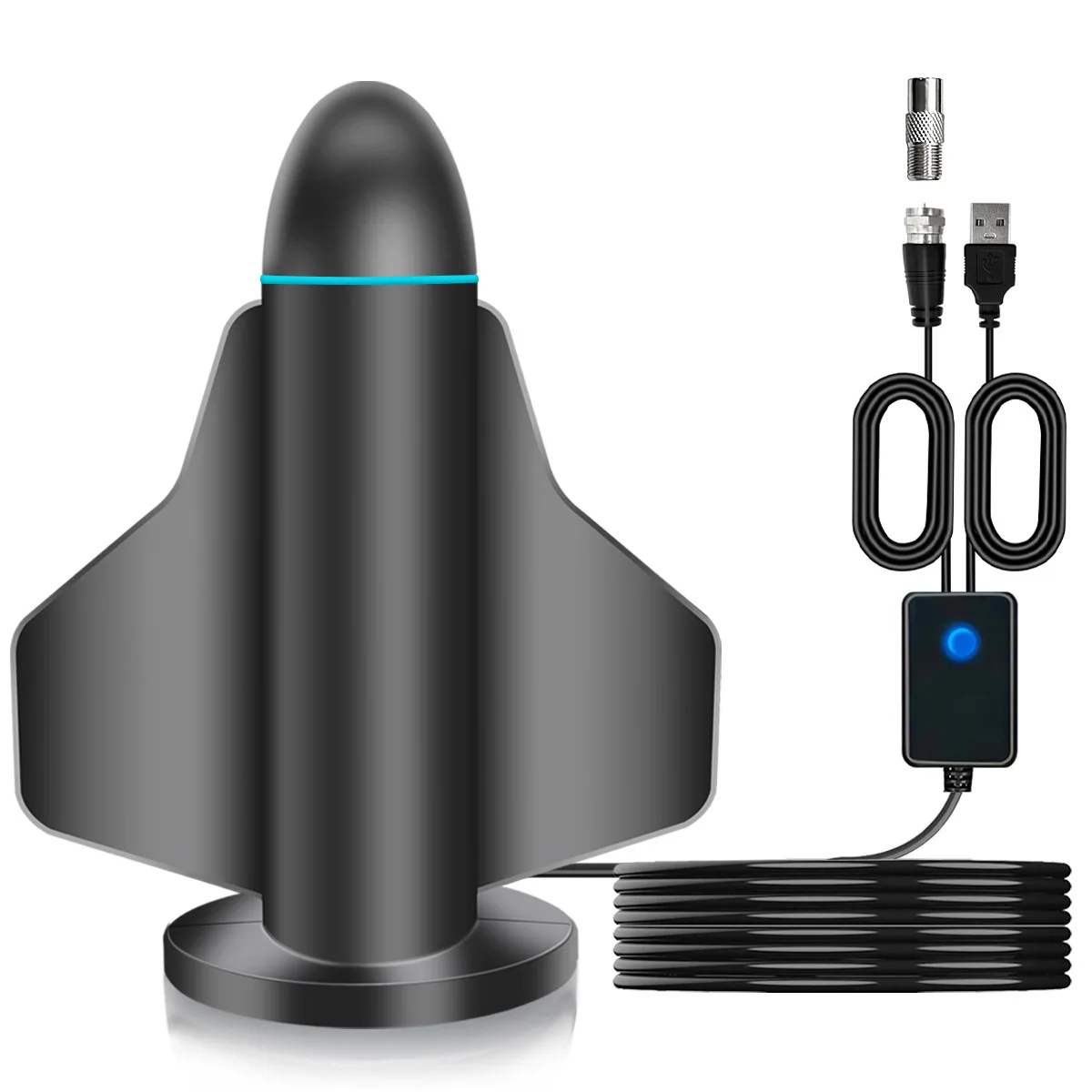 4K New Digital Tv Antenna Receiver Indoor and Outdoor High-Definition Digital Terrestrial Wave Hdtv Tv Antenna Supports Multiple - 2