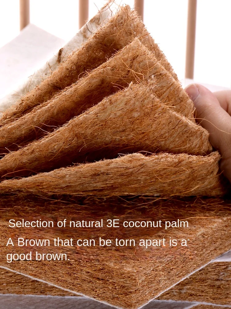 Tqh Breathable Coconut Palm Baby Mattress Natural Coconut Palm Latex Newborn Baby Child Anti-Mite Stitching Mattress