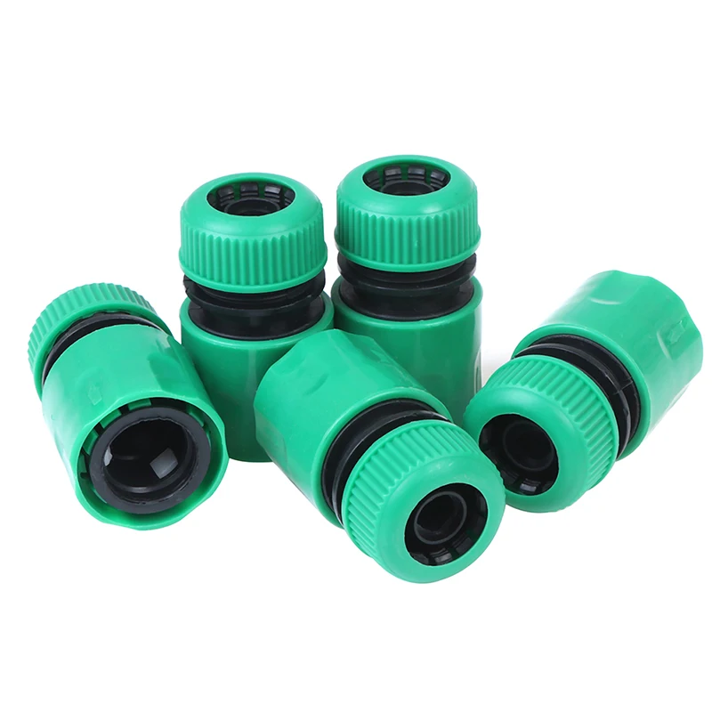 Hose Connector 5Pcs 1/2 " Hose Joint Coupling Connector For Garden Irrigation Water Connector