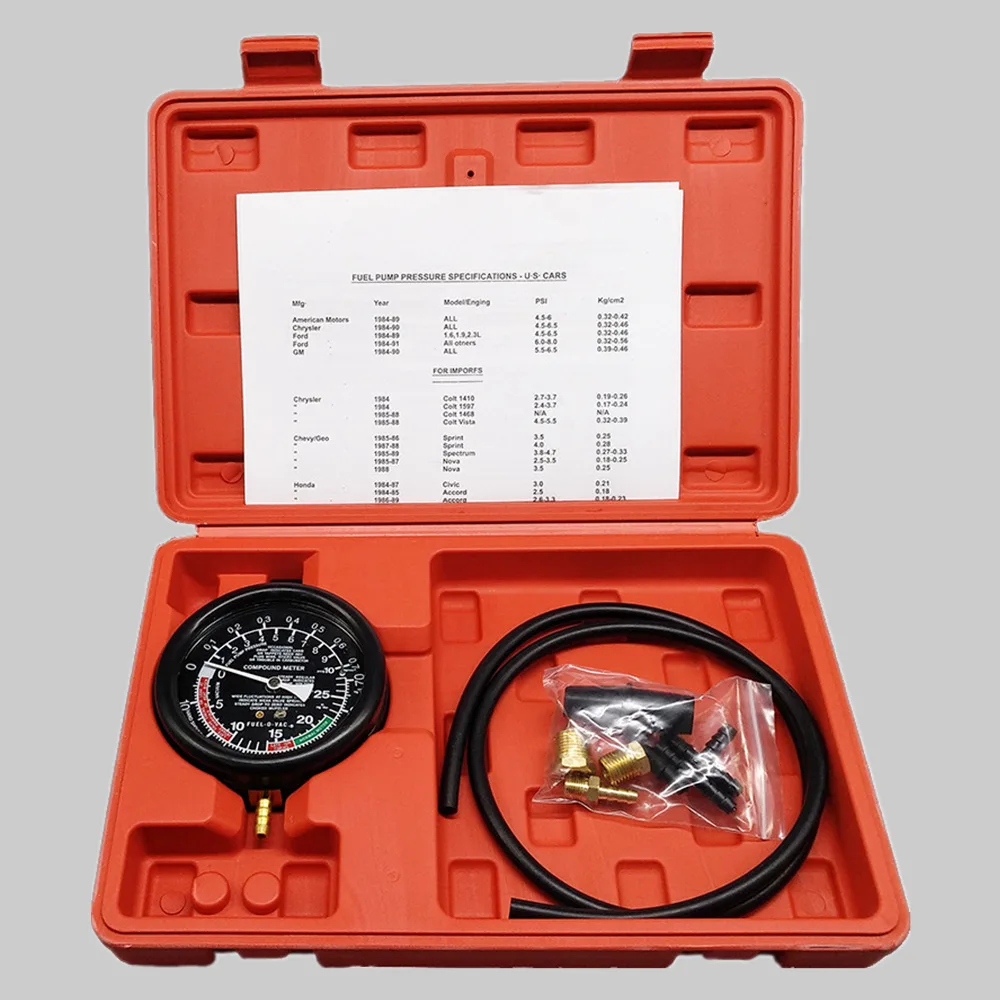 

Vacuum Pressure Gauge Automobile Detection Engine Fuel System Seal Failure Vacuum Gauge TU-1 pressure gauge