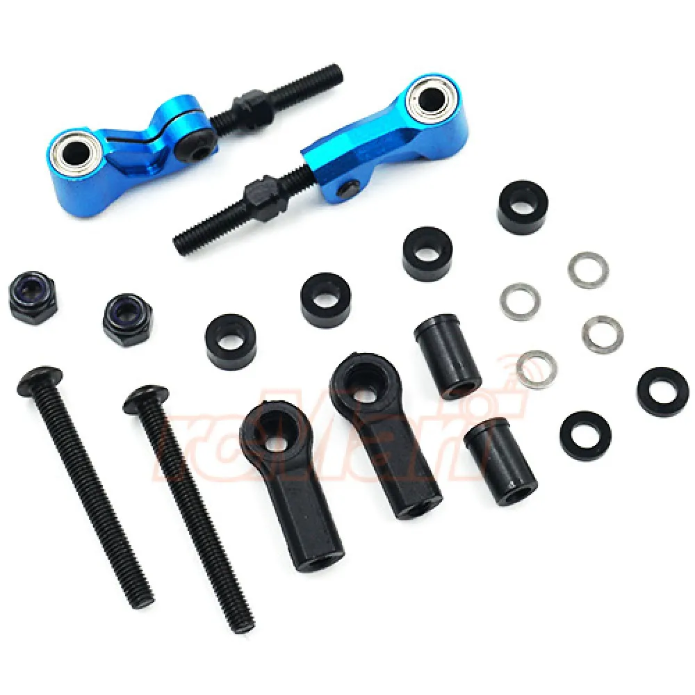 Yeah Racing Aluminum Front or Rear Camberlink for TATT-S03 (Tamiya TT02 RWD) Blue #TATT-011BU