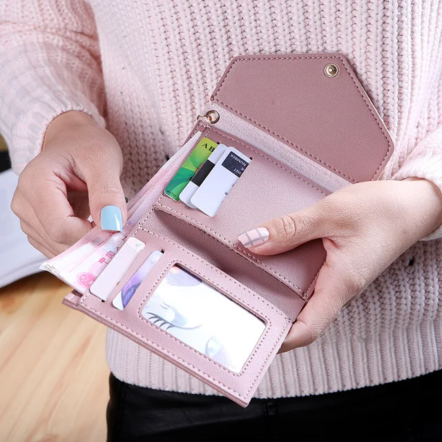 Fashion Short Women Wallets PU Leather Women Luxury Tassels Wallet Hasp Small Wallet Trend Coin Purse Ladies Card Holder Pouch 6