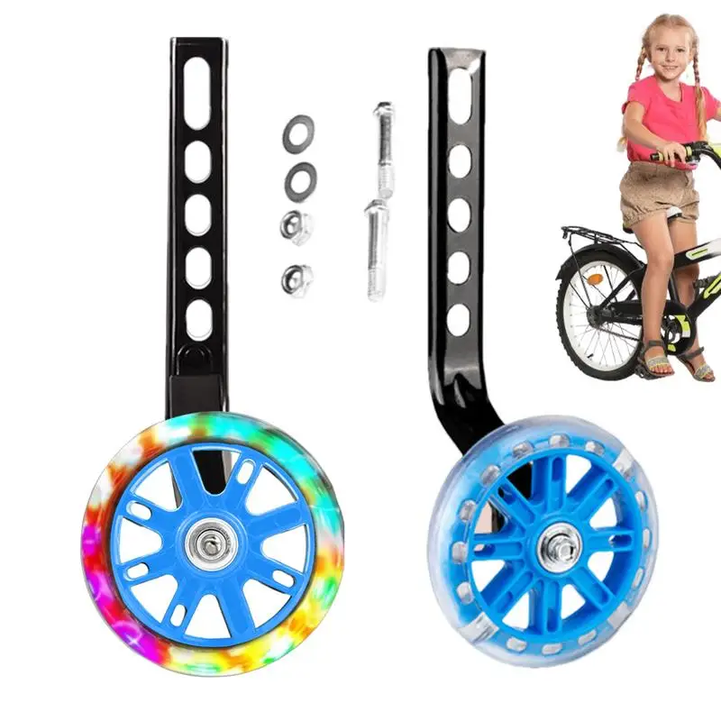 Ruote Da Allenamento Per Biciclette Ruote Da Allenamento Per Biciclette Flash Ruote Flash Mute Stabilizzatore Per Ruote Posteriori Bicicletta Robusta 