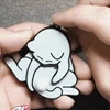 Creative Pull Play Egg Cat Keychain Pendant Cute and Funny Rotatable Acrylic Hanging Ornaments Bag Pendant for Gifts 2025 HOT 4
