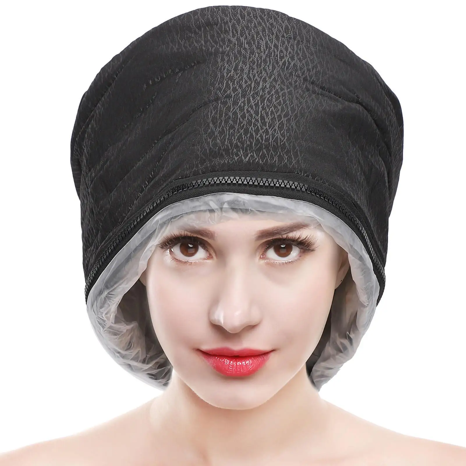 1PC Electric Hair Treatment Hat - Thermal Hair Dyeing Cap with EU Plug 220V - Salon Quality Hair Care Tool 2