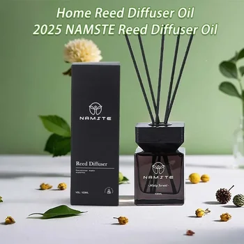 NAMSTE 100ML Fireless Reed Diffuser Oil Fragrance Replacement Stick Aroma Oil Reed Diffuser Set Scent Air Purifier For Home 1