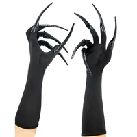 Scary Long Nails Gloves Cosplay Party Costume Accessories Halloween Party Gloves Roleplay Finger Nails Gloves F3MD 2