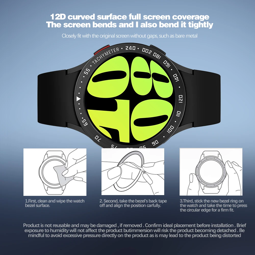Sleek Rotating Metal Bezel Ring with Time Scale Protective Cover