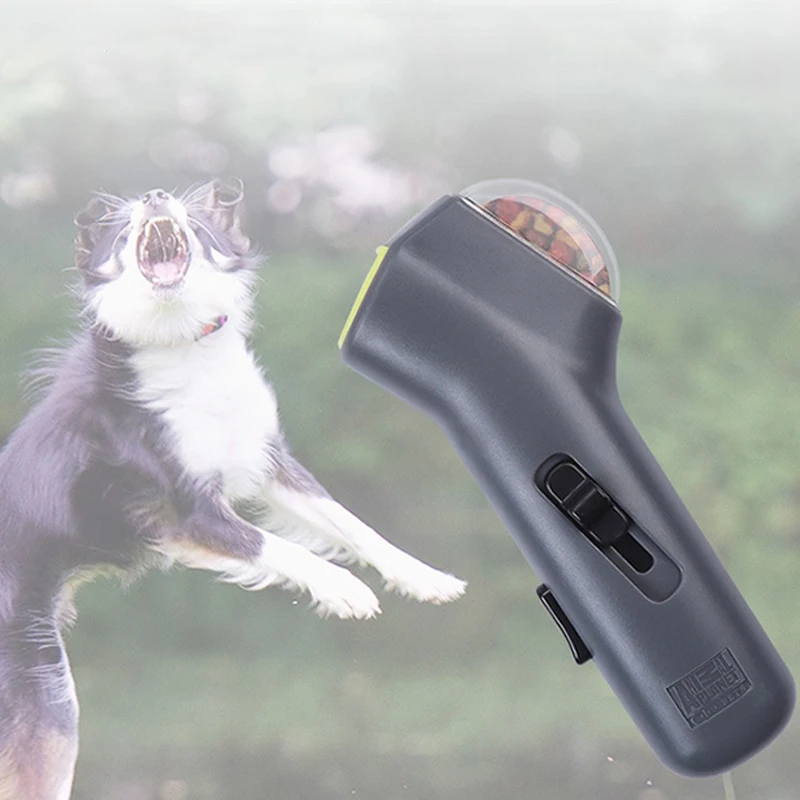 Dog Food Feeder Food Catapult Puppy Dog Cat Treat Snack Launcher Toy