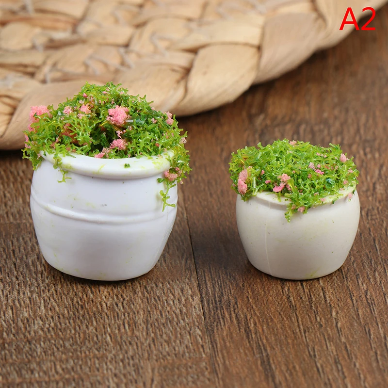 Mini Green Plant Bonsai Flower Pots Set - Durable Indoor Garden Accessories