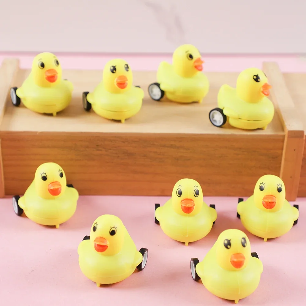 Cartoon Duck Pull Back Toys for Kids, Birthday Party Favors, Baby Shower, Guest Giveaway Gift, Pinata Fillers, Cute Cars, 12Pcs