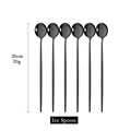 6Pcs Black