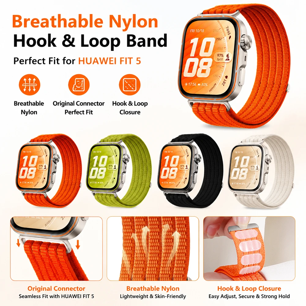 Breathable Nylon Sport Wrist Strap