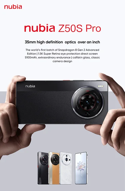 Nubia Z50S Pro se promociona para ir más allá de la fotografía