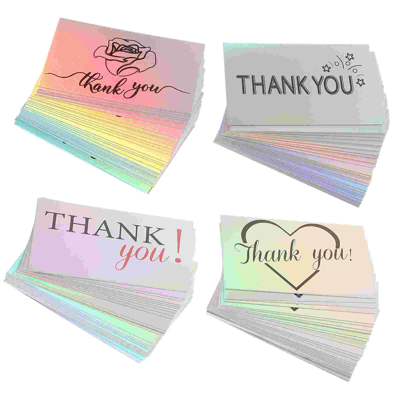 

120Pcs Delicate Thanks Cards Baby Shower Thank You Cards Wedding Thank You Cards