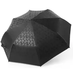 UV Protection Compact Automatic Folding Umbrella - Sturdy, Portable, and Waterproof for Travel and Everyday Use (1pc)